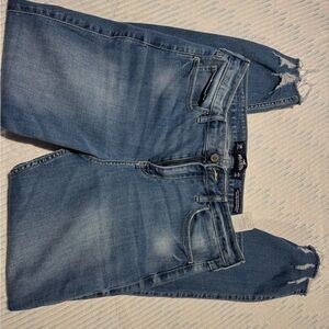 Hollister Blue Distressed Jeans